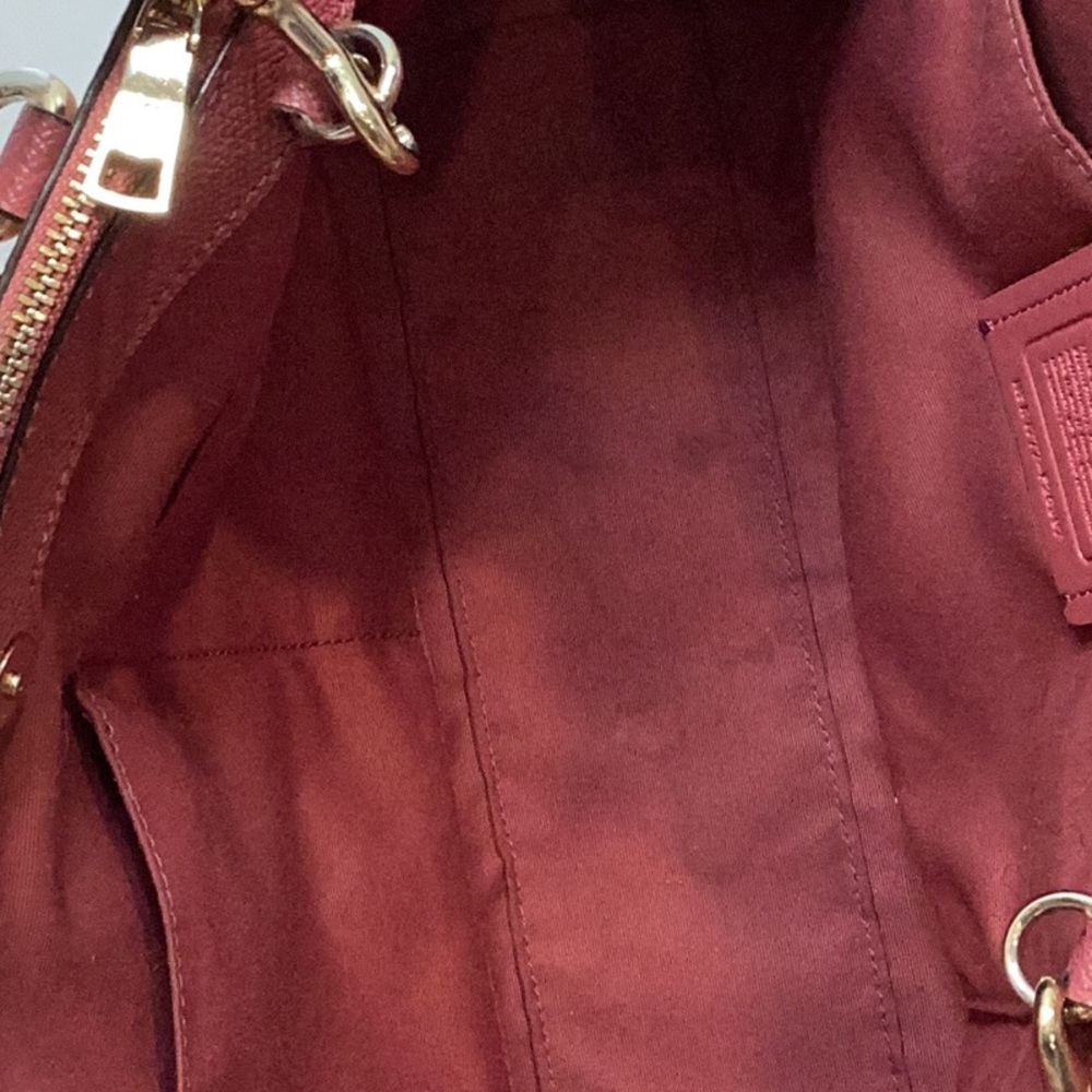 🍄 Coach Rose Leather Shoulder Bag - Picture 16 of 16